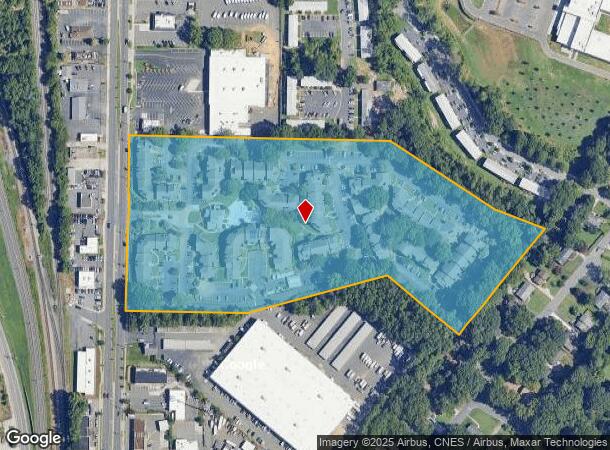  1322 Beacon Ridge Rd, Charlotte, NC Parcel Map