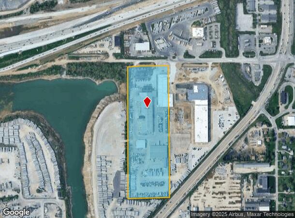  1851 W Thompson Rd, Indianapolis, IN Parcel Map