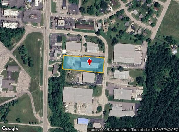  1751 Dalton Dr, New Carlisle, OH Parcel Map