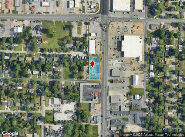 1112 S Thompson St, Springdale, AR Parcel Map