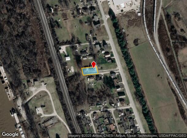  704 4Th St W, South Point, OH Parcel Map