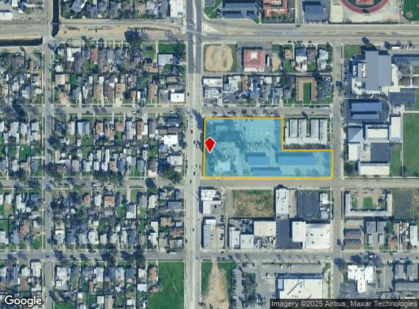  1300 N Fresno St, Fresno, CA Parcel Map