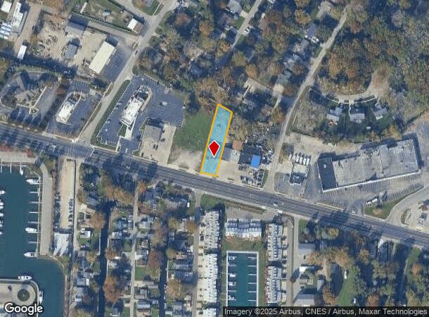 596 Pointe Tremble Rd, Algonac, MI Parcel Map
