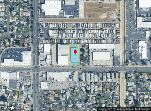 16823 Saticoy St, Van Nuys, CA Parcel Map