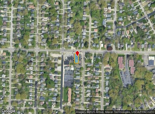  1860 Newton St, Akron, OH Parcel Map