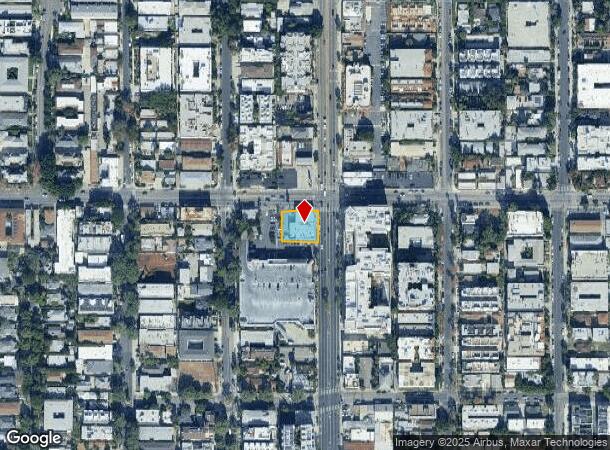  1257 N La Brea Ave, West Hollywood, CA Parcel Map