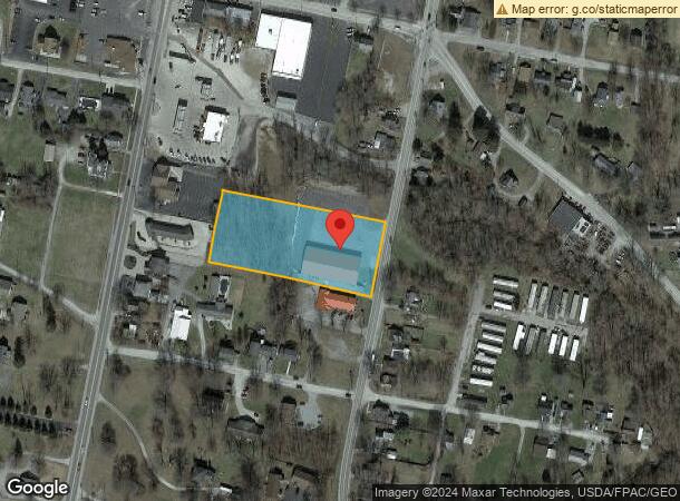  617 S East St, Hillsboro, OH Parcel Map