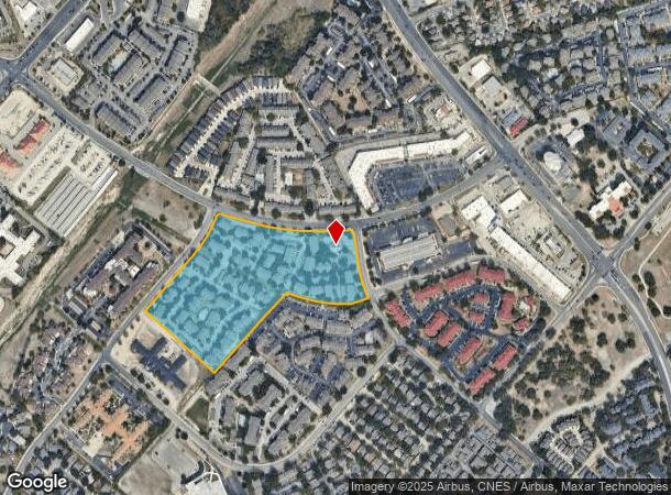 8050 Oakdell Way, San Antonio, TX Parcel Map