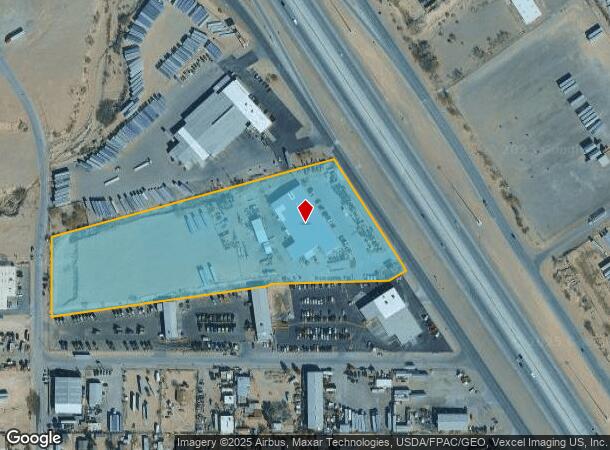 11650 Gateway Blvd E, El Paso, TX Parcel Map