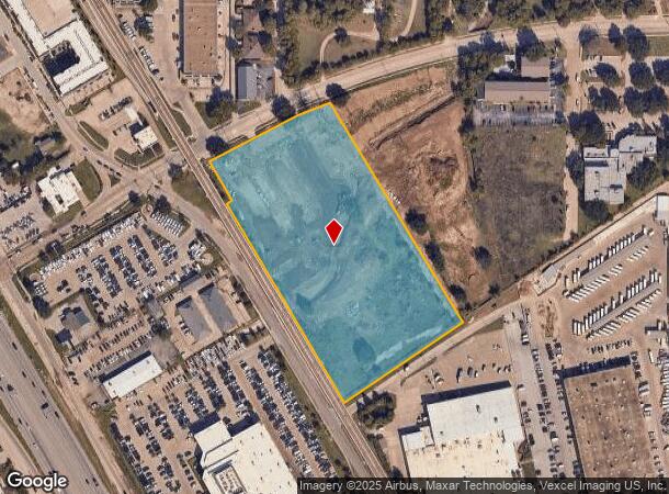  1300 E Crosby Rd, Carrollton, TX Parcel Map