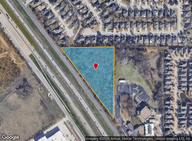 5917 Highway 287, Arlington, TX Parcel Map