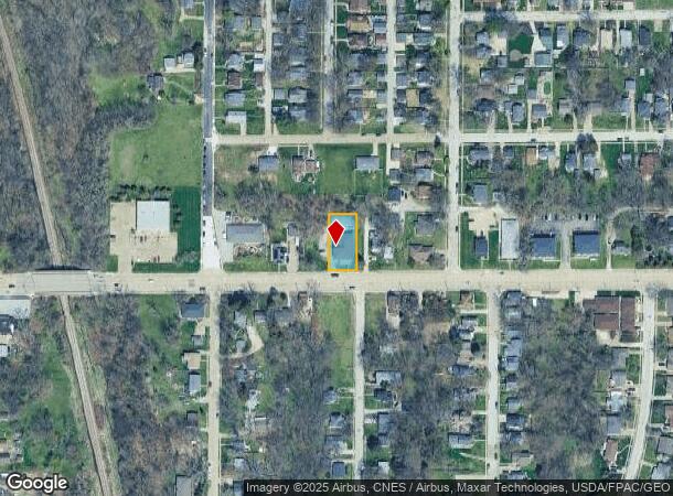  2134 E Locust St, Davenport, IA Parcel Map