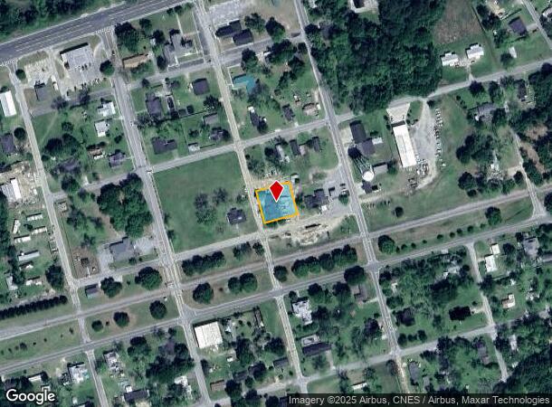219 Strickland St, Claxton, GA Parcel Map