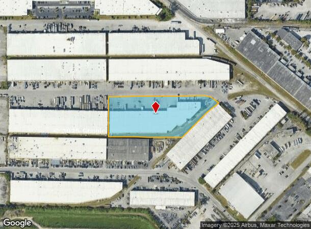  9202 Nw 101St St, Medley, FL Parcel Map