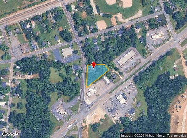  609 E Church St, China Grove, NC Parcel Map