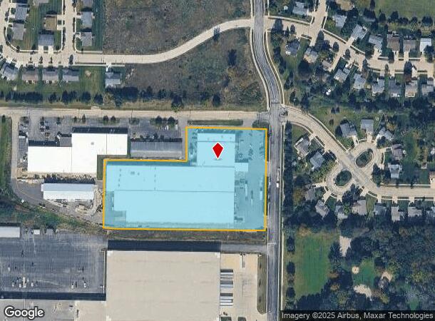 1353 N Wacker Dr, Hartford, WI Parcel Map