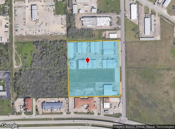  738 S Main St, Clute, TX Parcel Map
