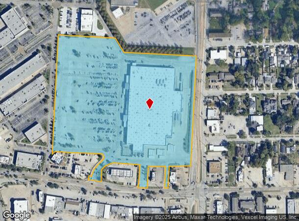 4412 North Fwy, Houston, TX Parcel Map