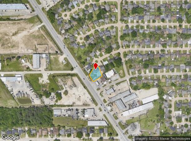  1323 Cherry Spring Dr, Houston, TX Parcel Map