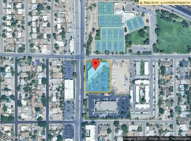  1720 Louisiana Blvd Ne, Albuquerque, NM Parcel Map