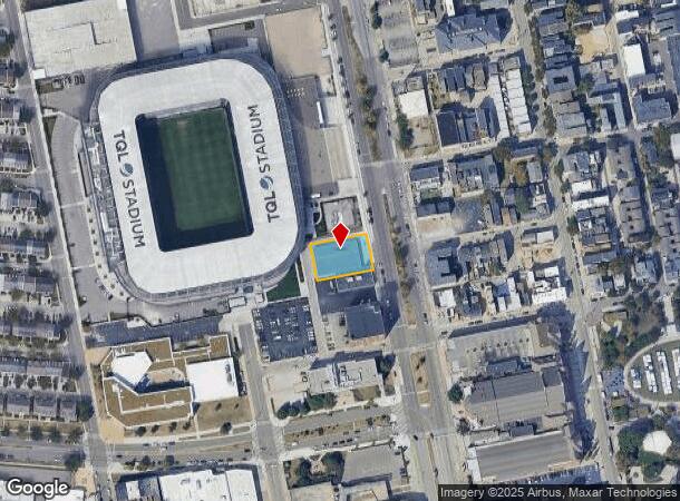  1417 Central Pky, Cincinnati, OH Parcel Map