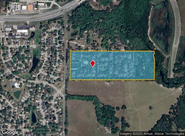  1710 Bearberry Cir, Lutz, FL Parcel Map