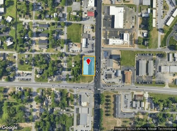  512 N Thompson St, Springdale, AR Parcel Map