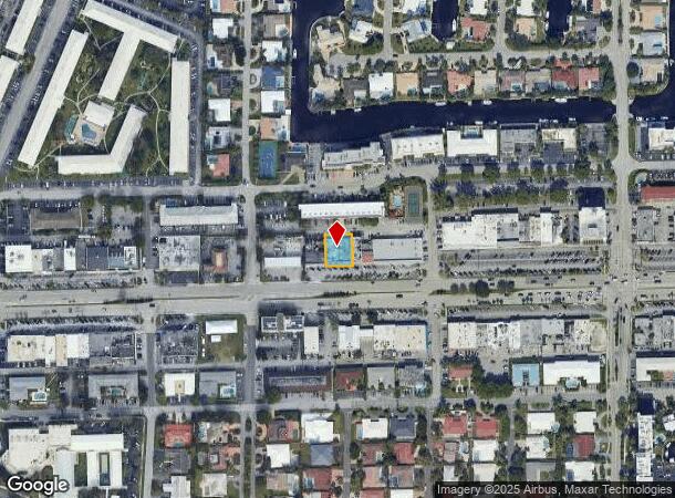  2633 E Commercial Blvd, Fort Lauderdale, FL Parcel Map