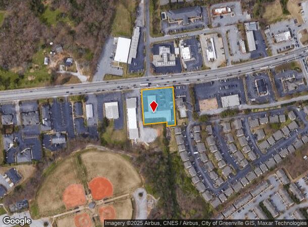 427 W Butler Rd, Mauldin, SC Parcel Map