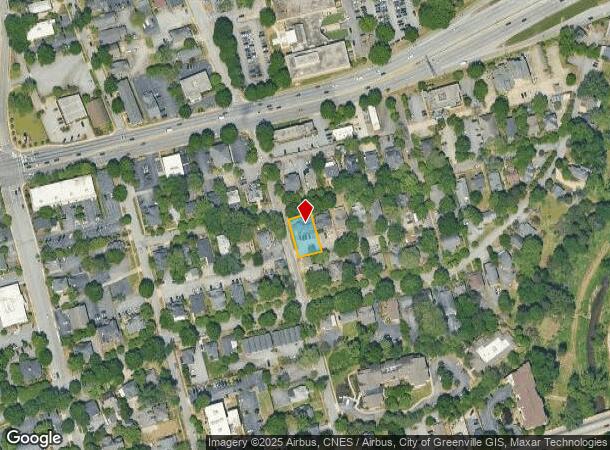  100 Whitsett St, Greenville, SC Parcel Map