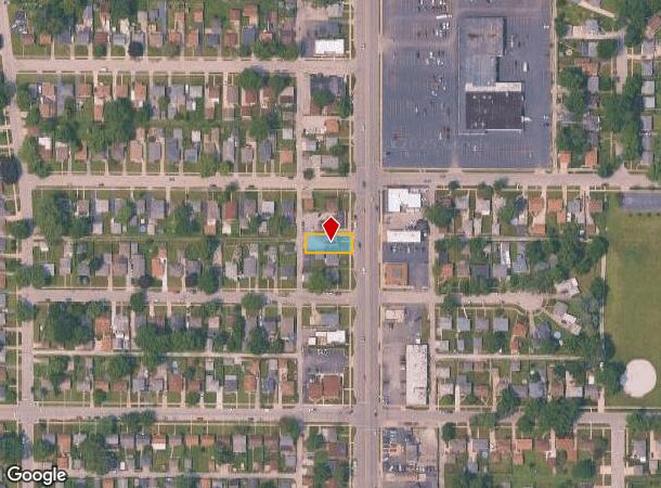  8212 Kennedy Ave, Highland, IN Parcel Map