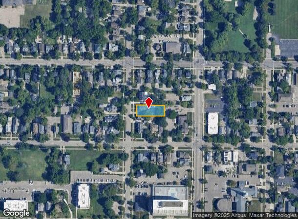  314 N Sycamore St, Lansing, MI Parcel Map