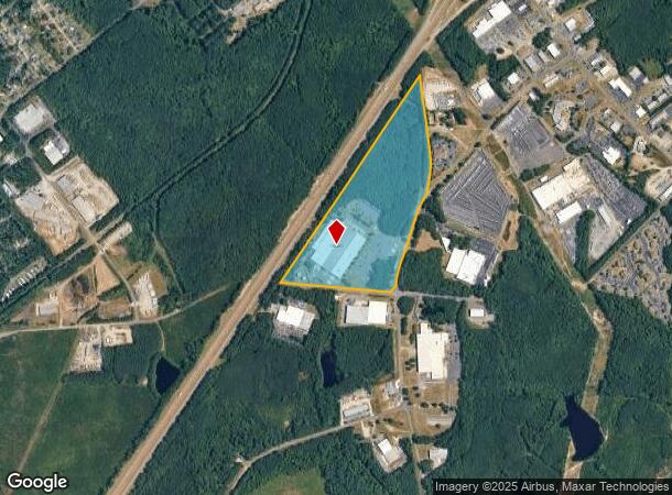 1187 Telecom Dr, Creedmoor, NC Parcel Map