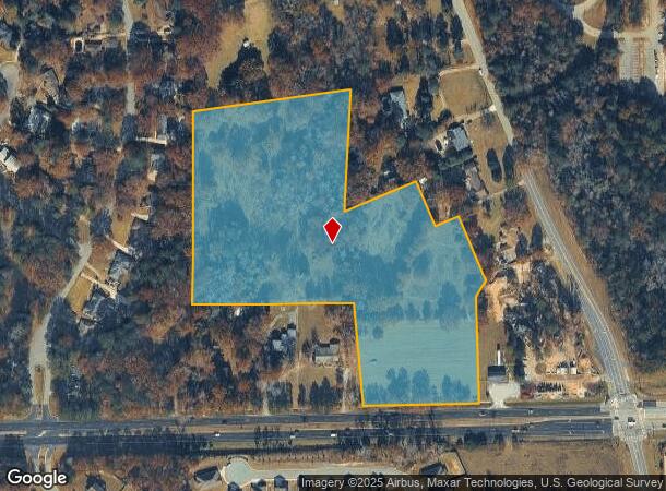  7593 Beaver Run Rd, Midland, GA Parcel Map