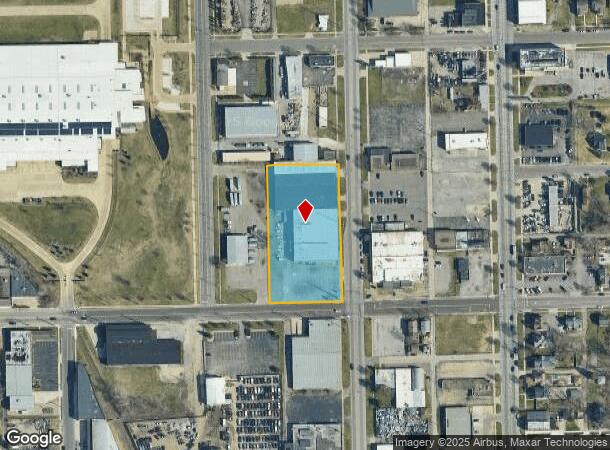  1535 S Main St, South Bend, IN Parcel Map