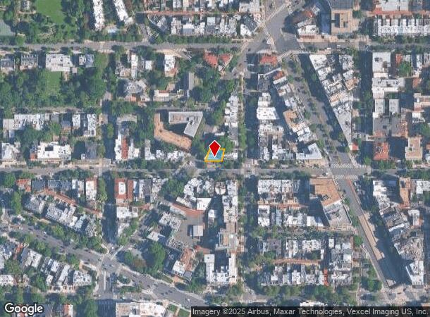  2109 R St Nw, Washington, DC Parcel Map