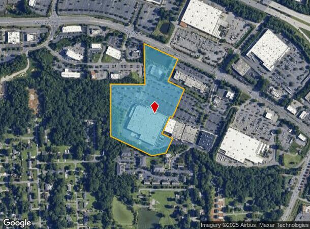 1085 Hanes Mall Blvd, Winston Salem, NC Parcel Map