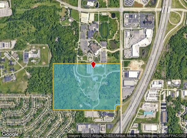  4380 Richmond Rd, Highland Hills, OH Parcel Map