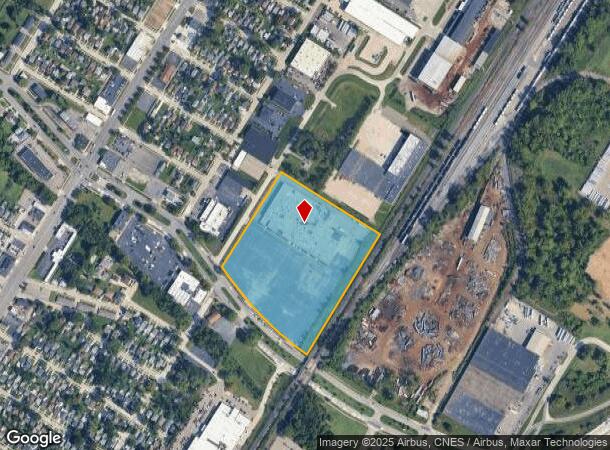 25201 Outer Dr, Melvindale, MI Parcel Map