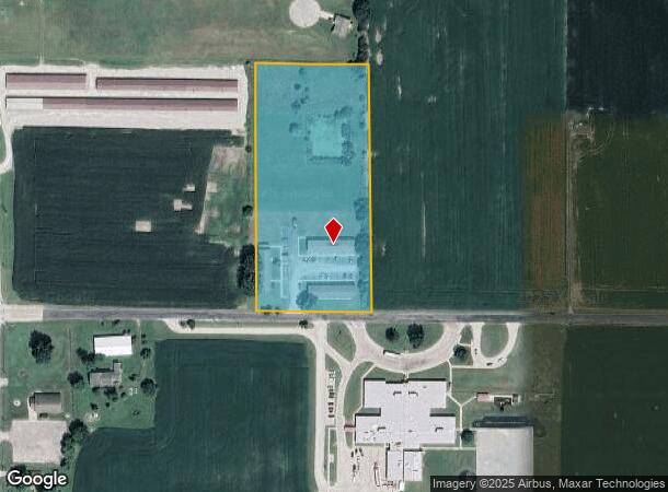 1422 Elbridge, Brighton, IL Parcel Map