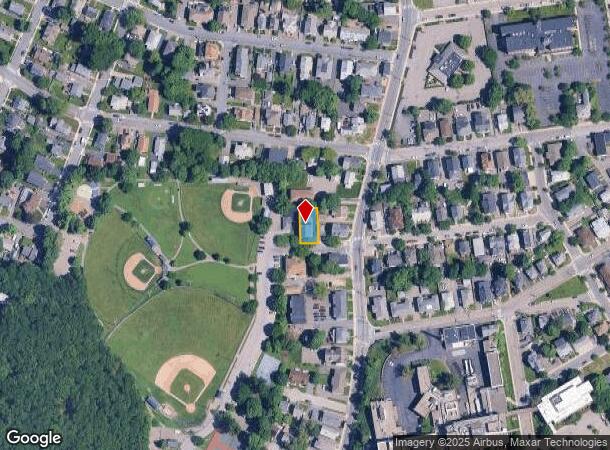 61 Dartmouth St, Waltham, MA Parcel Map