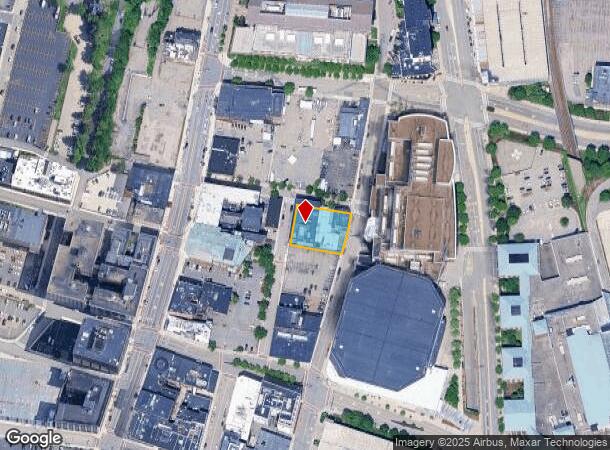  57 Exchange St, Worcester, MA Parcel Map