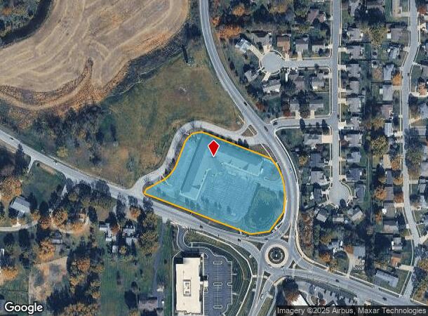  1300 W Jefferson St, Franklin, IN Parcel Map