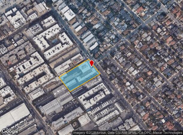 4101 Redwood Ave, Los Angeles, CA Parcel Map