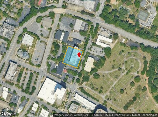 415 N Main St, Greenville, SC Parcel Map