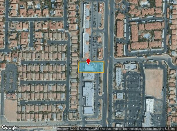  7925 S Rainbow Blvd, Las Vegas, NV Parcel Map