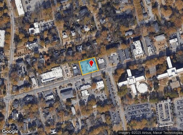  540 Baxter St, Athens, GA Parcel Map