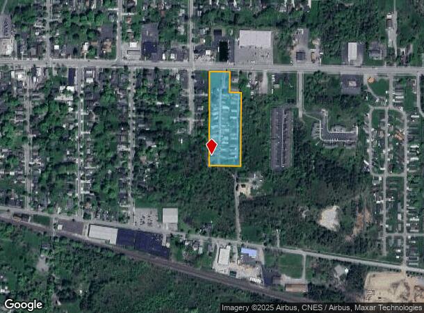  13391 Broadway St, Alden, NY Parcel Map