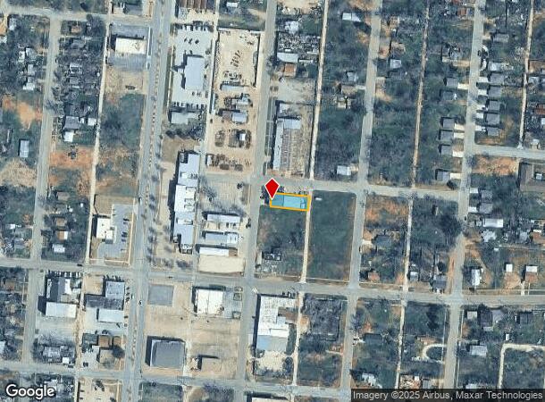  1341 Walnut St, Abilene, TX Parcel Map