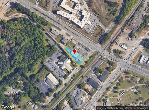 341 Main St, Suwanee, GA Parcel Map